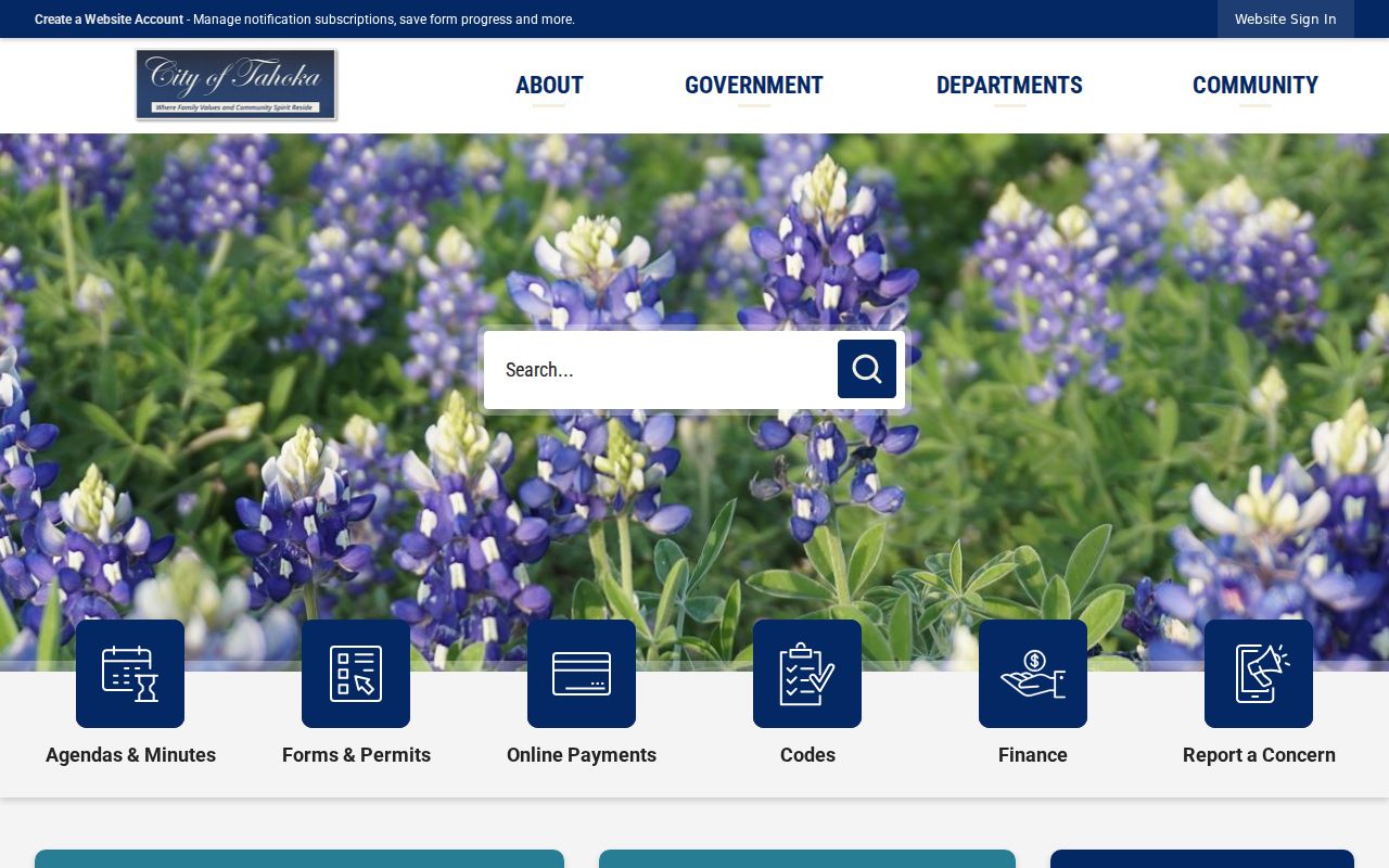 Tahoka warrant records, official city page and municipal services
