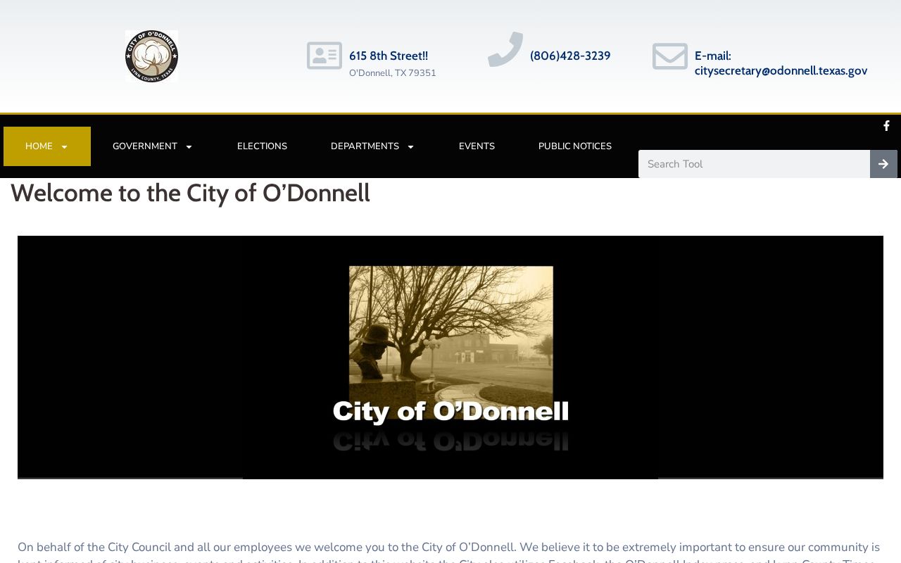 O'Donnell warrant records, city home and municipal department navigation